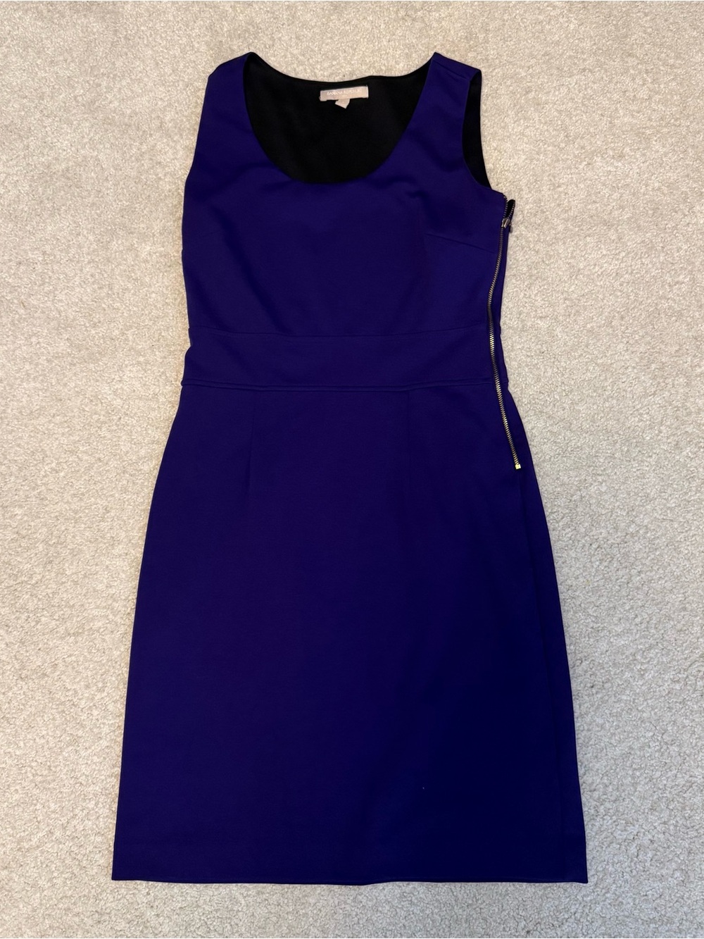 Banana Republic Royal Purple Sheath Dress with Side Zip
